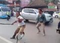 Emosi Bapak Bawa Parang Kejar Polantas Gegara Anak Ditilang