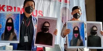 Penampakan 4 Tersangka Kasus Prostitusi Cassandra Angelie