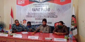 PSU Pilkada Yalimo, Nahor Nekwek-John Wilil Unggul dengan 48.504 Suara