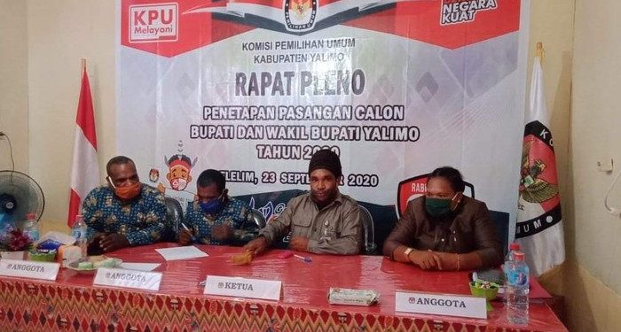 PSU Pilkada Yalimo, Nahor Nekwek-John Wilil Unggul dengan 48.504 Suara