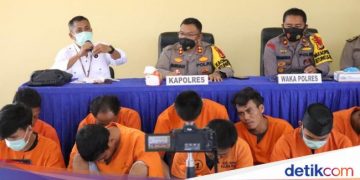 16 Sindikat Pencuri Besi Kabel PT Pertamina Hulu Rokan Dibekuk