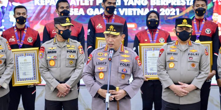 Apresiasi Kapolri Bagi Anggota Polri Berprestasi di Sea Games Vietnam