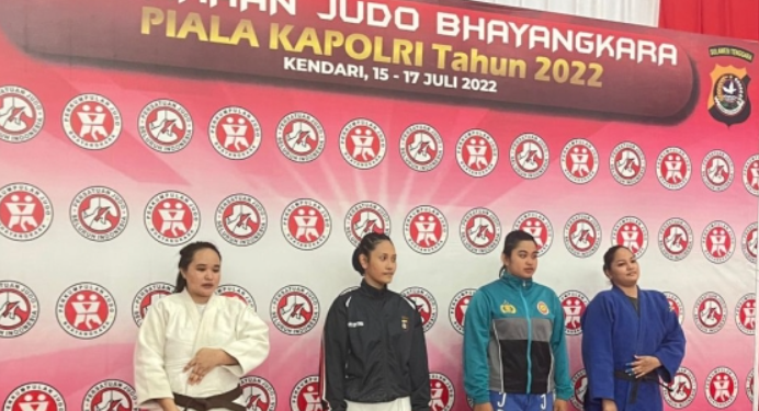 2 Mendali di Judo Bhayangkara Kapolri Cup 2022 di Raih Polwan Polda Kalteng