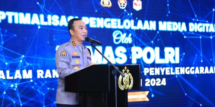 Optimalisasi Pengelolaan Media Digital untuk Pemilu Damai Anev Humas Polri 2023