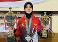 Polwan Risky Irma Suryani Mengukir Prestasi di Kejuaraan Taekwondo Pangkostrad Cup 2024