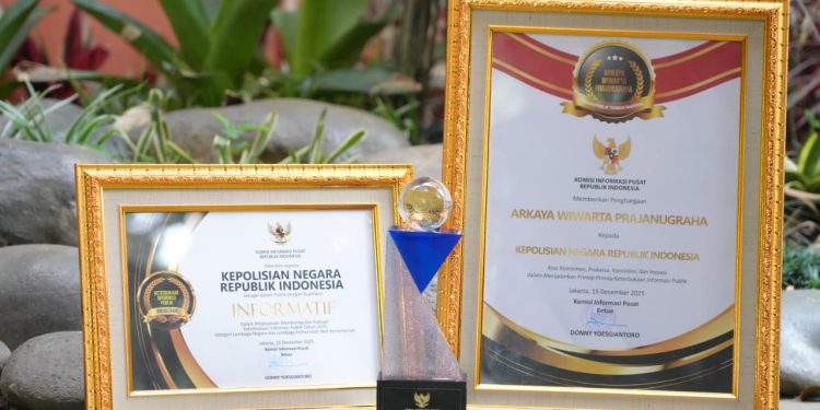 Polri Raih Predikat Informatif Tertinggi Monev KIP 2025