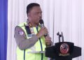 Kepala Korps Lalu Lintas (Kakorlantas) Polri, Irjen Pol Drs. Agus Suryonugroho, S.H., M.Hum., bersama unsur terkait melaksanakan inspeksi jalur tol di wilayah Jawa Barat pada Selasa (24/2).