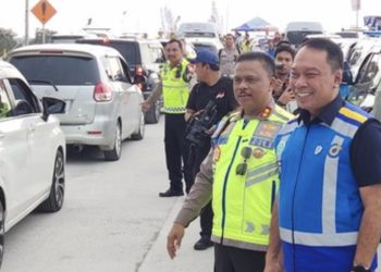 Kakorlantas Tinjau Tol Fungsional Japek II, Pastikan Arus Balik Terkendali