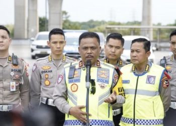 Korlantas Polri memperkuat pengawasan di ruas Tol Jakarta-Cikampek (Japek) khususnya di Km 29