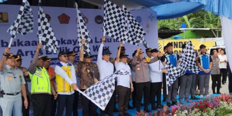 rekayasa lalu lintas one way nasional arus balik Lebaran 2026