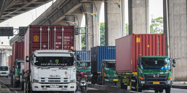 pembatasan operasional angkutan barang selama periode Lebaran 2026