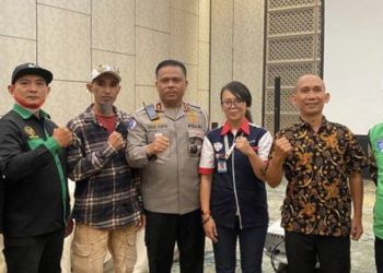 Kakorlantas Polri Irjen Agus Suryonugroho bersilaturahmi dengan perwakilan komunitas driver ojek online (ojol) Nusantara