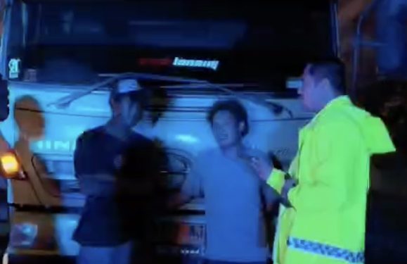Kainduk PJR Cikampek Lakukan Social Experiment Untuk Edukasi Sopir Truk Agar Tak Tidur di Bahu Jalan 1