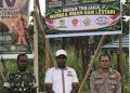 Gambar imbauan pencegahan kebakaran hutan dan lahan di Mimika
