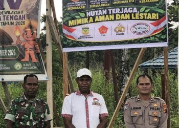 Gambar imbauan pencegahan kebakaran hutan dan lahan di Mimika