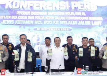 penyelundupan 800 kg ketamin di perairan Kepulauan Anambas