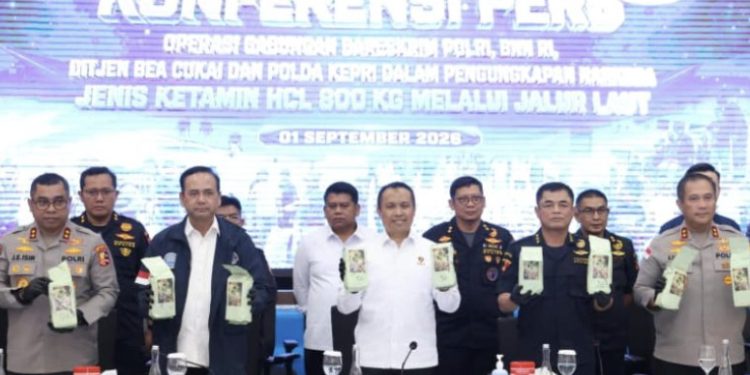 penyelundupan 800 kg ketamin di perairan Kepulauan Anambas