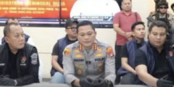 Gambar Pengungkapan perkara bentrokan konflik lahan Pulau Setokok Batam oleh Tim URC Bareskrim Polresta Barelang