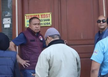 Gambar razia kos narkoba di Bandung