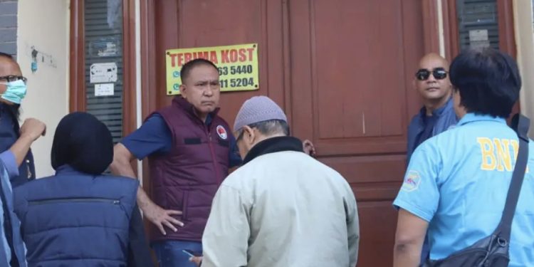 Gambar razia kos narkoba di Bandung