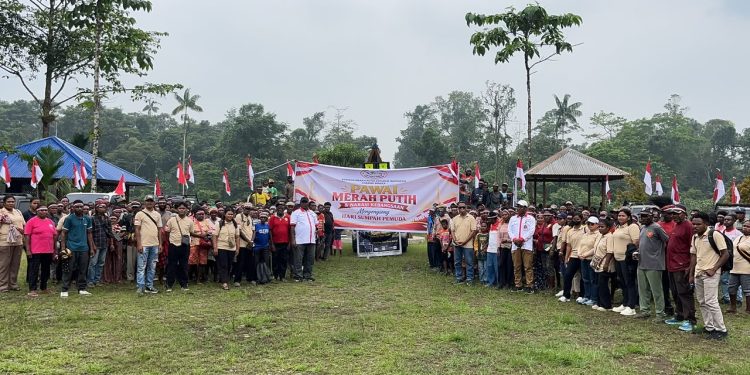 Gambar BMP RI DPC Mimika Gelar Pawai Merah Putih dan Bakti Sosial, Libatkan 400 Peserta Sambut Hari Sumpah Pemuda 2026