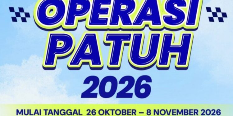 Gambar Operasi Patuh 2026 peningkatan disiplin berlalu lintas
