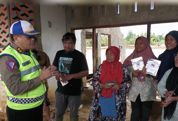 Korlantas distribusi bantuan