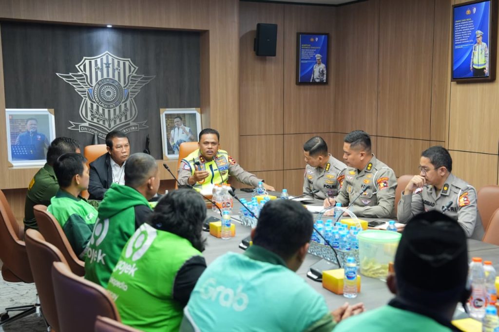 Kakorlantas Polri Terima Audiensi Ojol Jambi, Dorong Pembentukan Asosiasi Ojol Nusantara